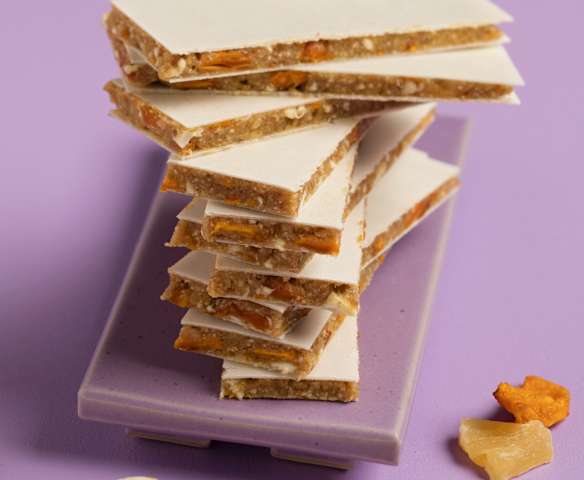 Apfel-Mango-Ananas-Fruchtriegel