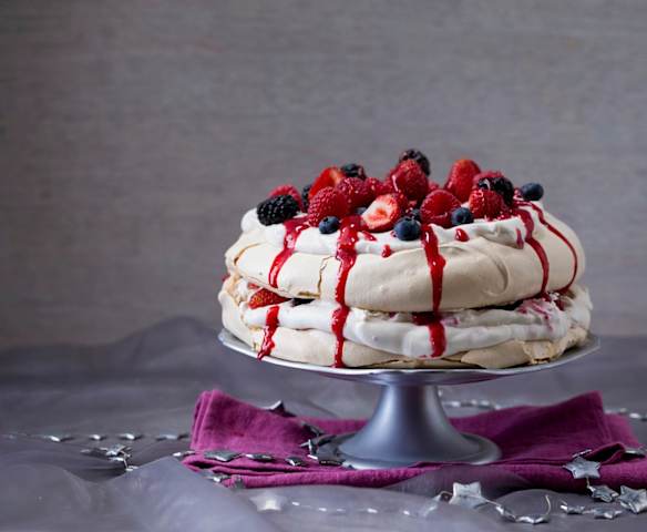 混合莓果蛋白甜饼