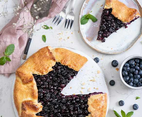 Galette z borówkami Galette z borówkami