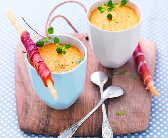 Gazpacho prosciutto e melone
