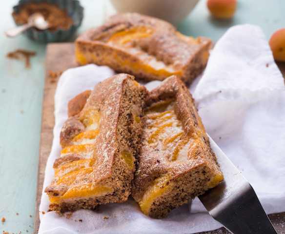 Schoko-Aprikosen-Kuchen