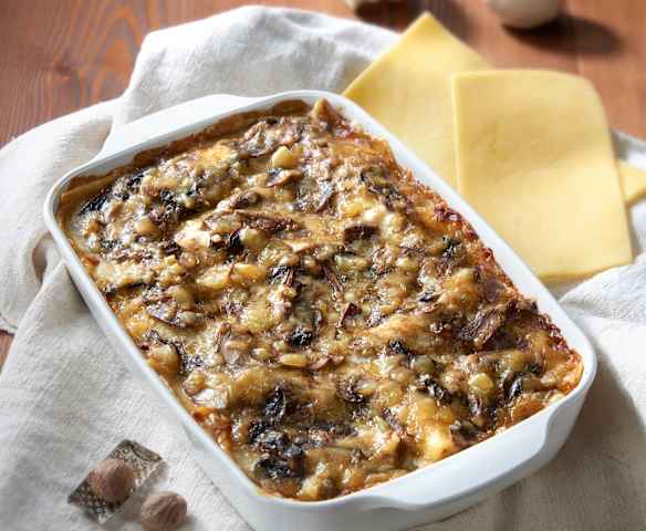 Lasagne ai funghi (senza glutine)
