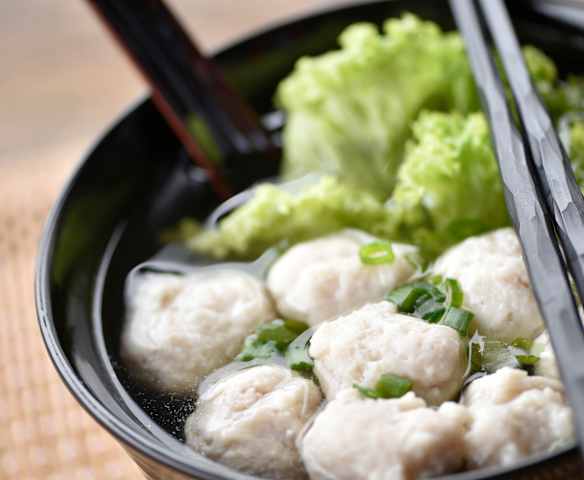 Homemade Fish Ball Soup