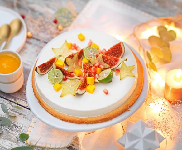 Tarte fine façon cheesecake