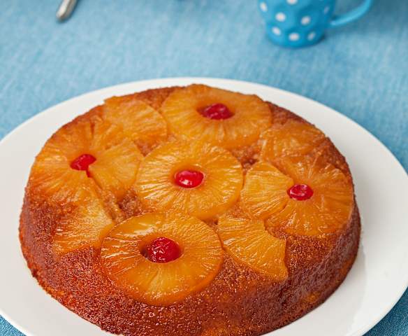Tarta de piña al revés
