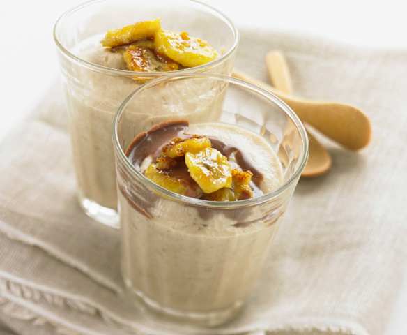 Mousse de banane au chocolat