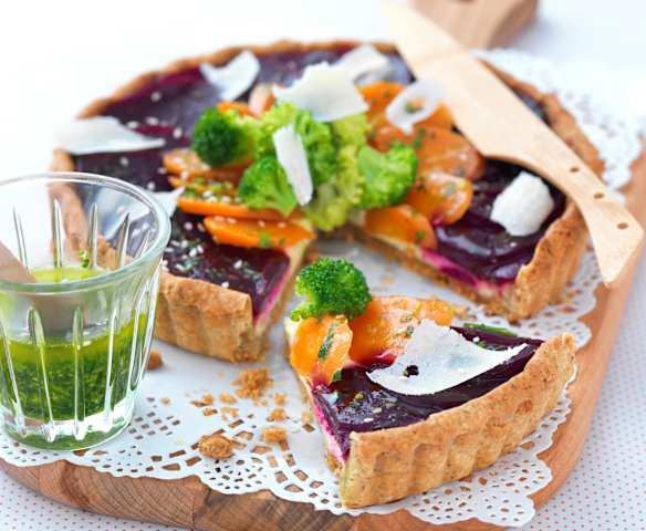 Tarte aux 3 légumes