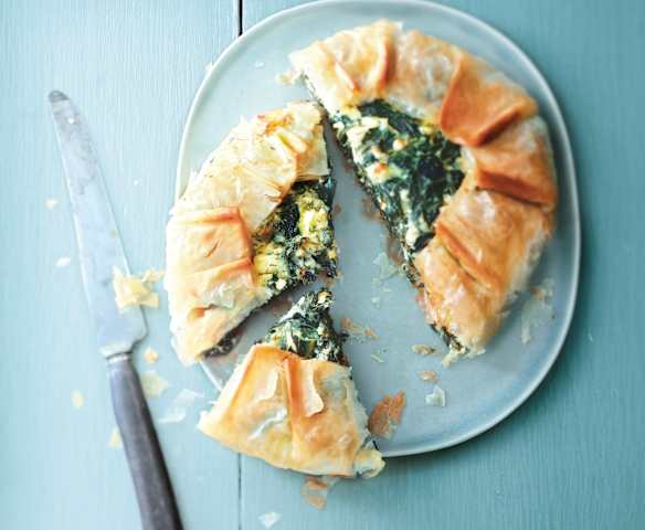 Tourte à la grecque aux épinards et à la feta