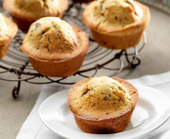 Muffins con gocce di cioccolato