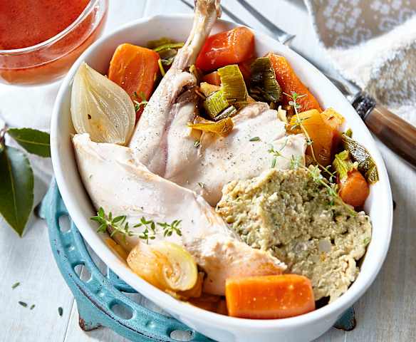 Poule au pot béarnaise