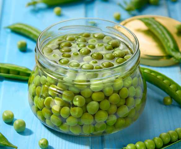 Guisantes al natural