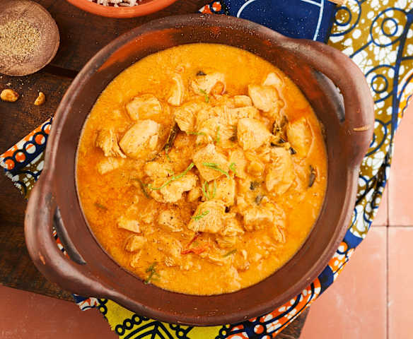 Poulet au beurre de cacahuète