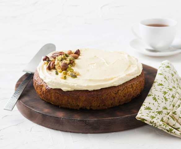 Gluten free carrot and almond cake