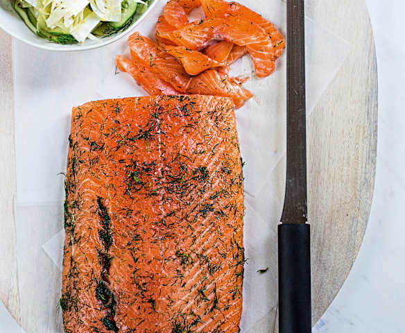 Saumon gravlax