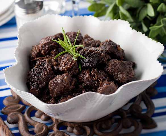 Burras em vinho tinto