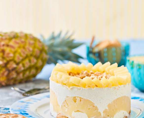 Torta semifreddo all’ananas (senza lattosio)