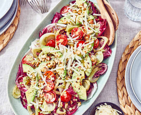 Radicchio-Fenchel-Salat mit Avocado