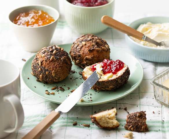 Panecillos de semillas sin harina