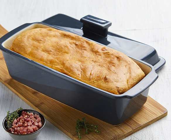 Plumcake patate e speck