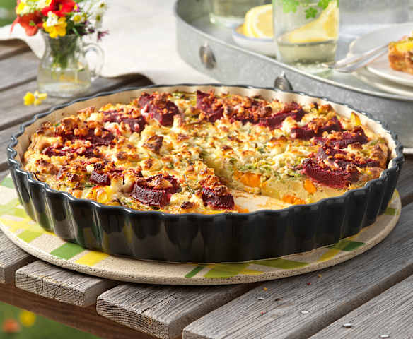 Bunte Ofen-Tortilla Bunte Ofen-Tortilla