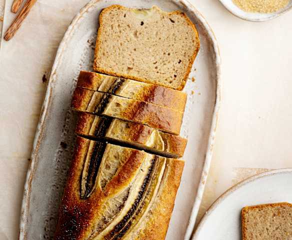 Bizcocho de plátano vegano