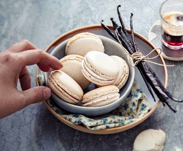 Macarons à la vanille
