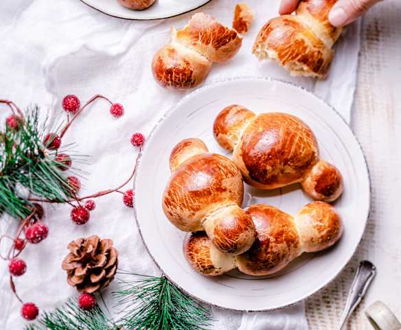 Coquille de Noël (brioche)