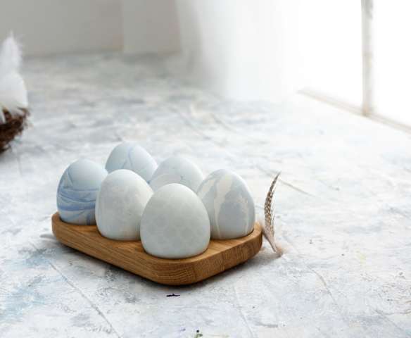 Light Blue Dyed Eggs