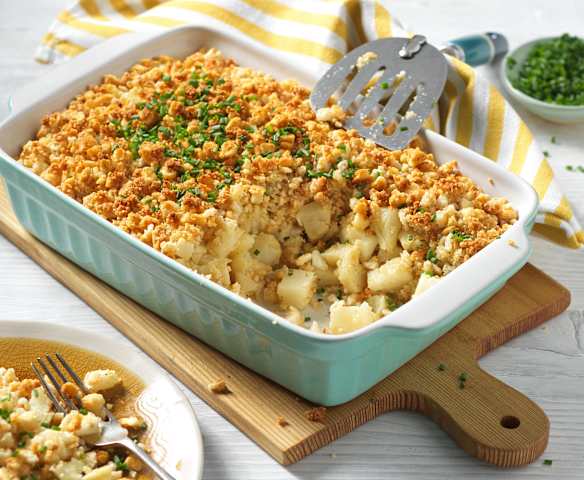 Sellerie mit Brot-Crumble