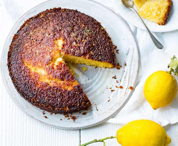 Gâteau sans gluten citron et coco