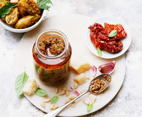 Pesto de tomates secos