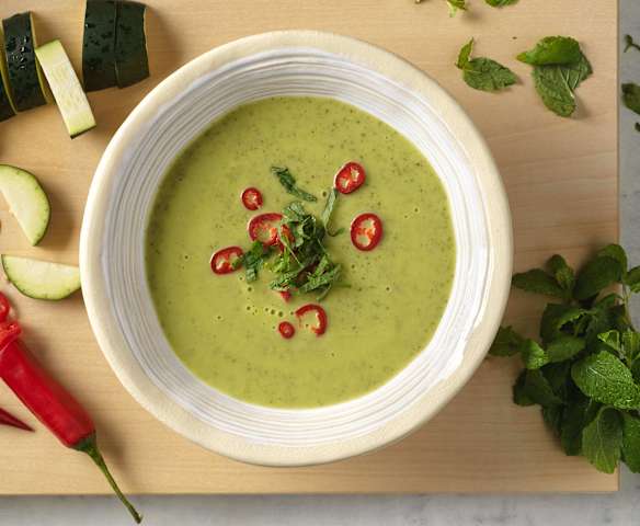 Zucchini Minz Suppe