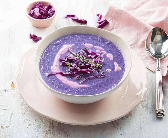 Vellutata di cavolo cappuccio rosso