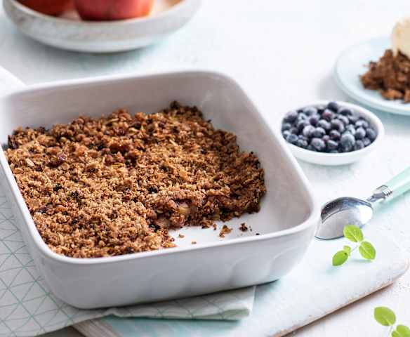 Jabłka pod kruszonką