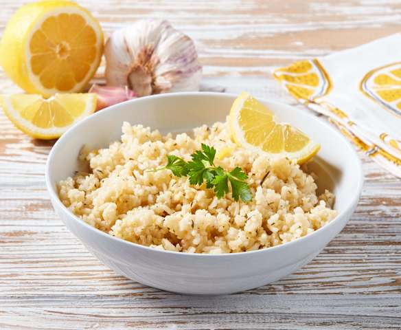 Lemon Garlic White Rice