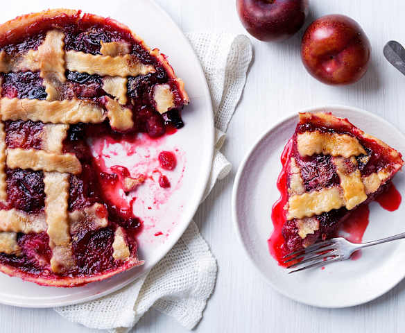 Tarta de ciruelas