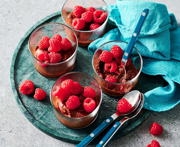 Chocolate mousse pots (Diabetes)