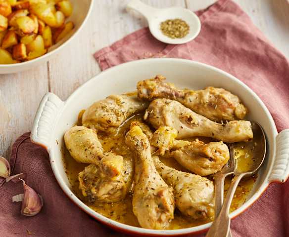Poulet à l'ail