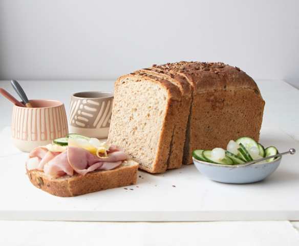 Seeded bread loaf
