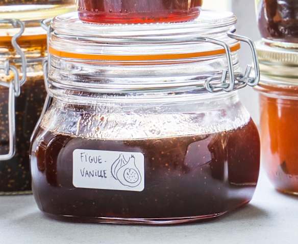 Confiture figue et vanille