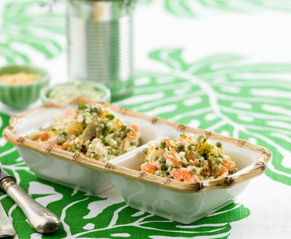 Salată cu pește alb