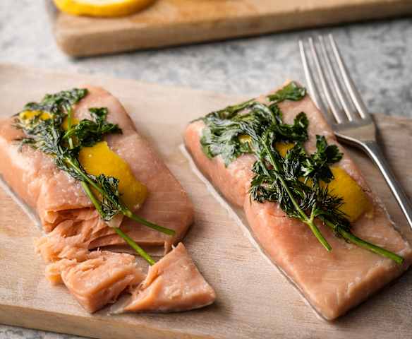 Salmon with Aromatics at 50°C