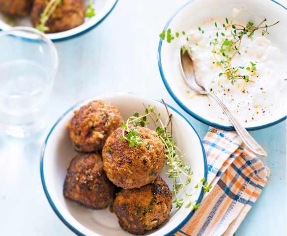 Boulettes d'agneau aux herbes