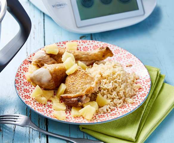 Poulet à l’ananas à la cubaine Poulet à l’ananas à la cubaine