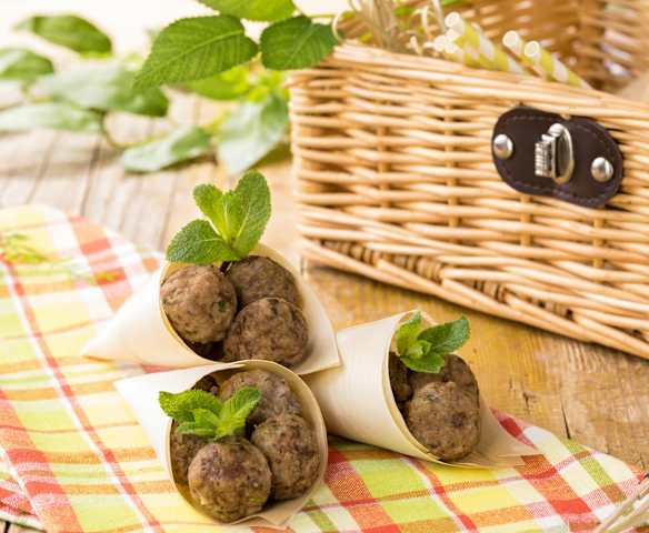 Polpettine alla mentuccia Polpettine alla mentuccia