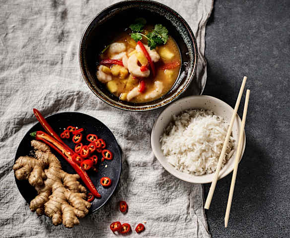 Gamberi in agrodolce sottovuoto