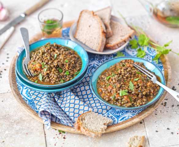 Lentilles à la marocaine