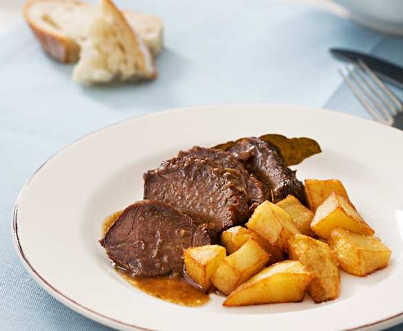 Carrilleras de ibérico en adobo de cerveza negra