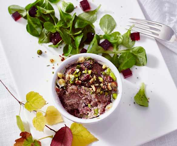 Wildpastetchen mit Portwein-Gelee