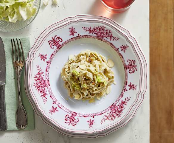 Tagliatelle di farro con cavolo verza